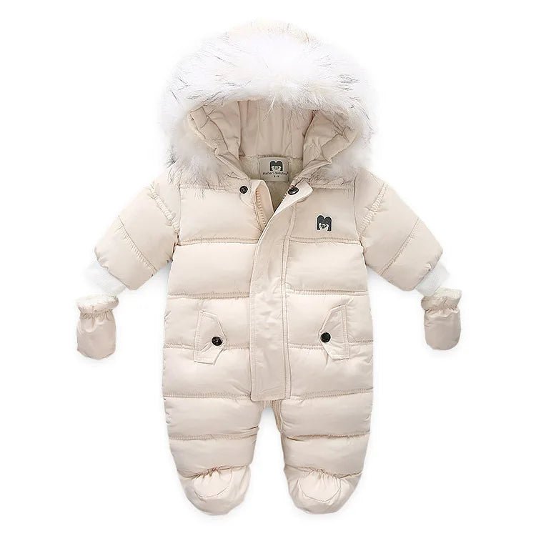 combinaison hiver bebe blanche