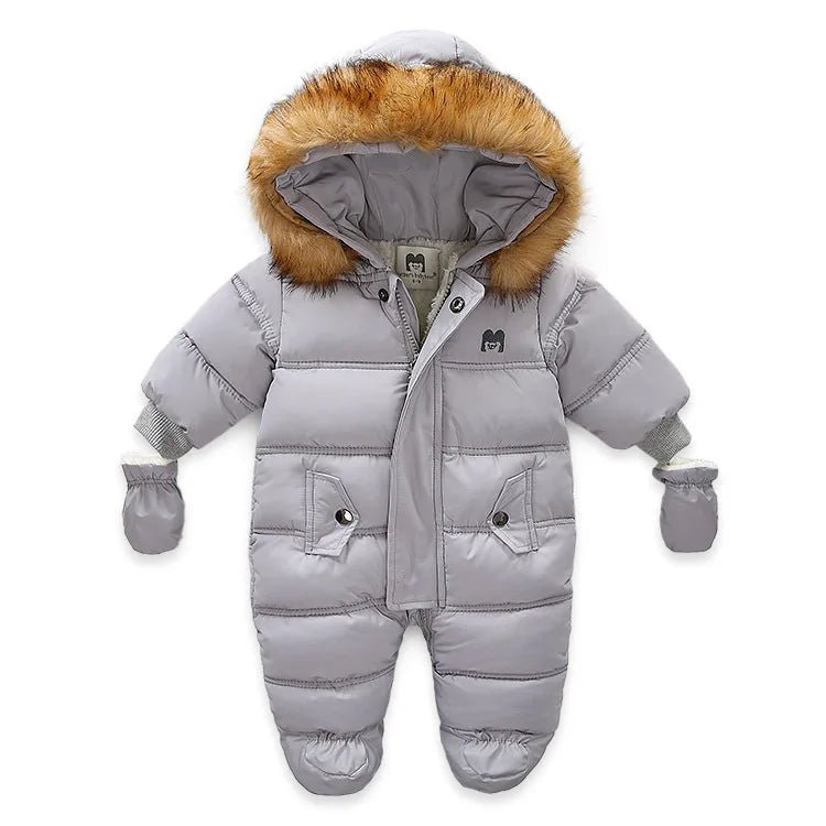 combinaison hiver bebe grise