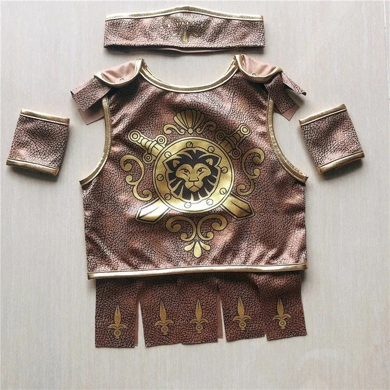 costume halloween bebe gladiateur