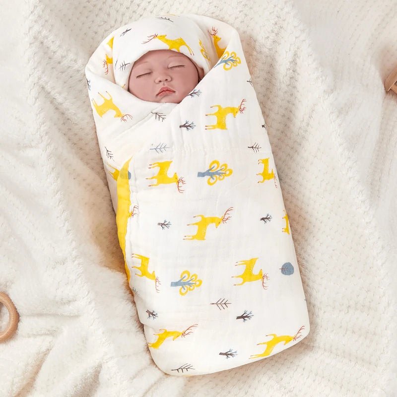 couverture-bébé-flanelle-jaune