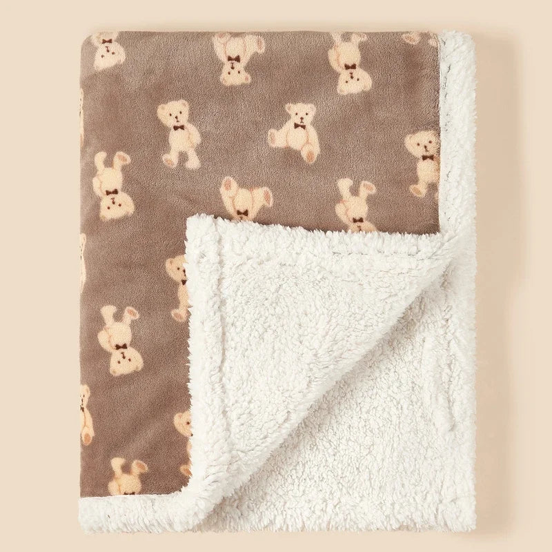COUVERTURE BÉBÉ / FLANELLE ULTRA-CHAUDE™ - Petitpasmaman