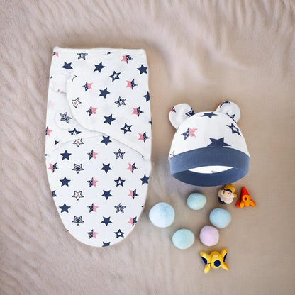 couverture-emmaillotage-bébé-etoiles