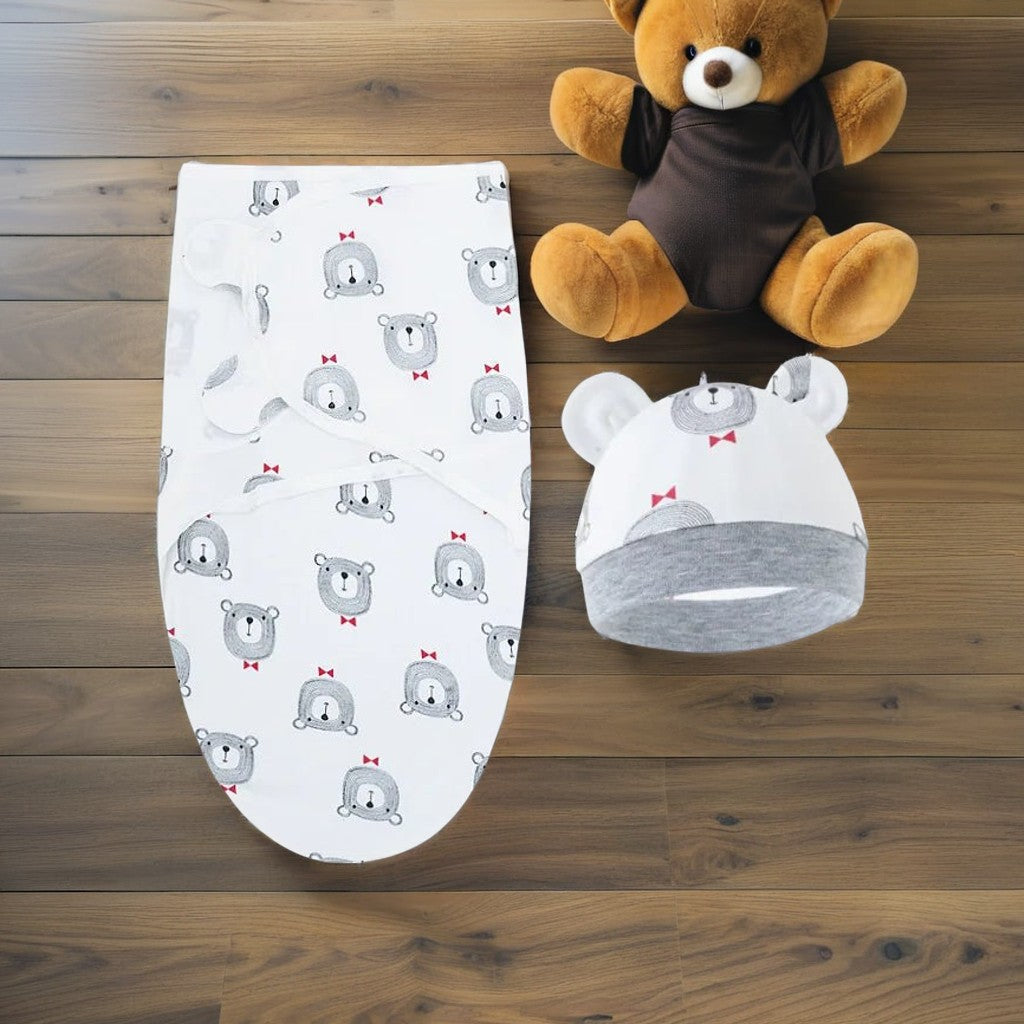 couverture-emmaillotage-bébé-ours
