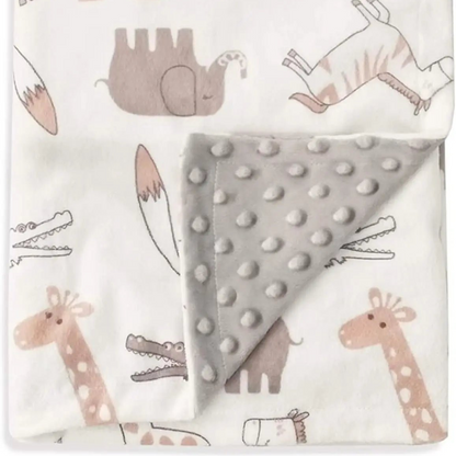 couverture-bébé-polaire-girafe