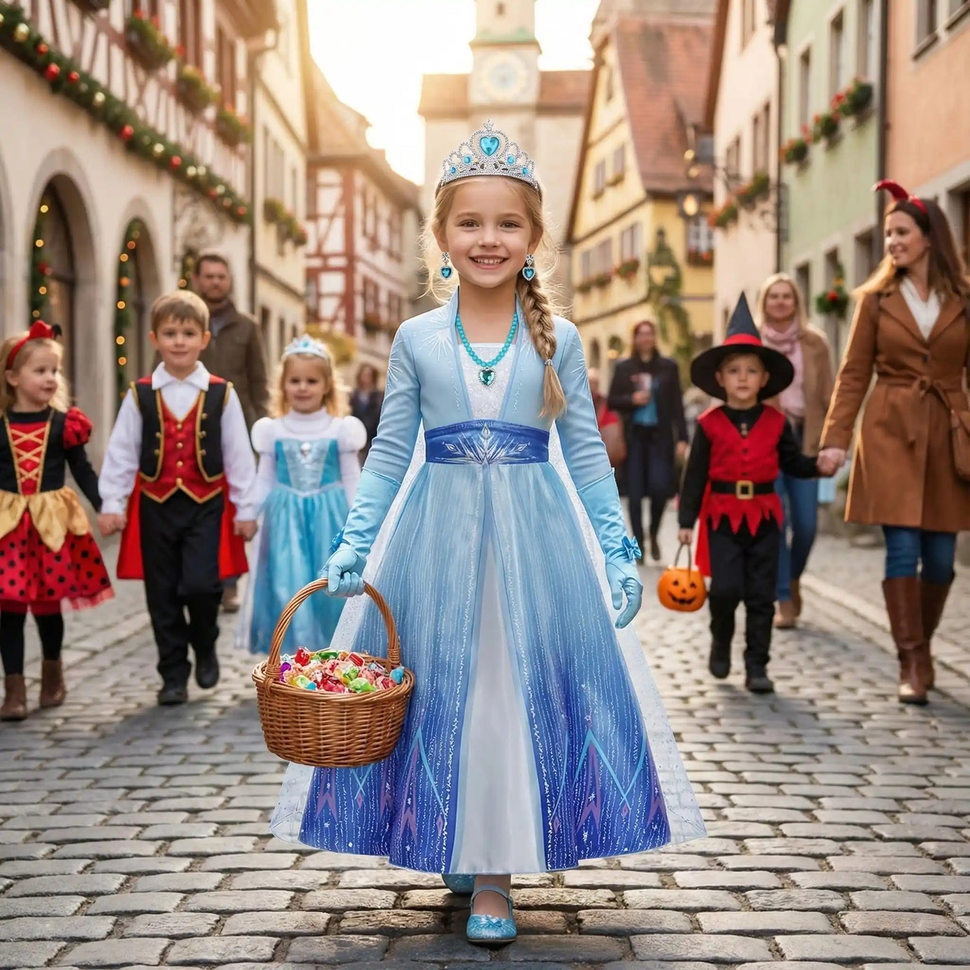 deguisement princesse de glace fillette