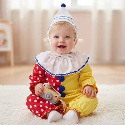 Déguisement bebe arlequin