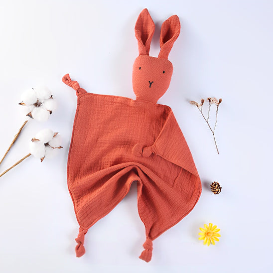 doudou bebe coton lapin