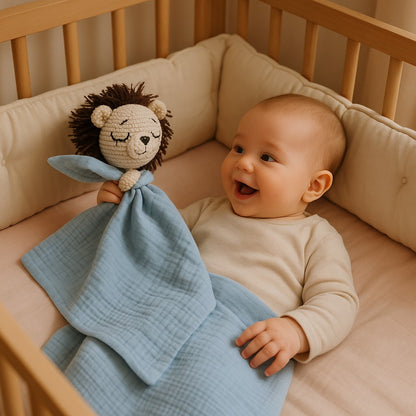 doudou en crochet lion