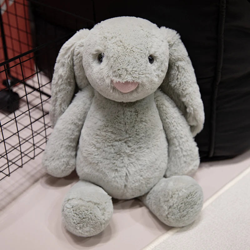 doudou lapin gris