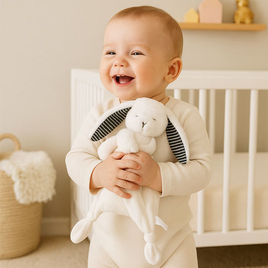 doudou lapin moelleux
