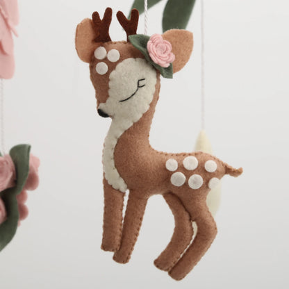 Mobile bébé | Bambi et papillons en mouvement™