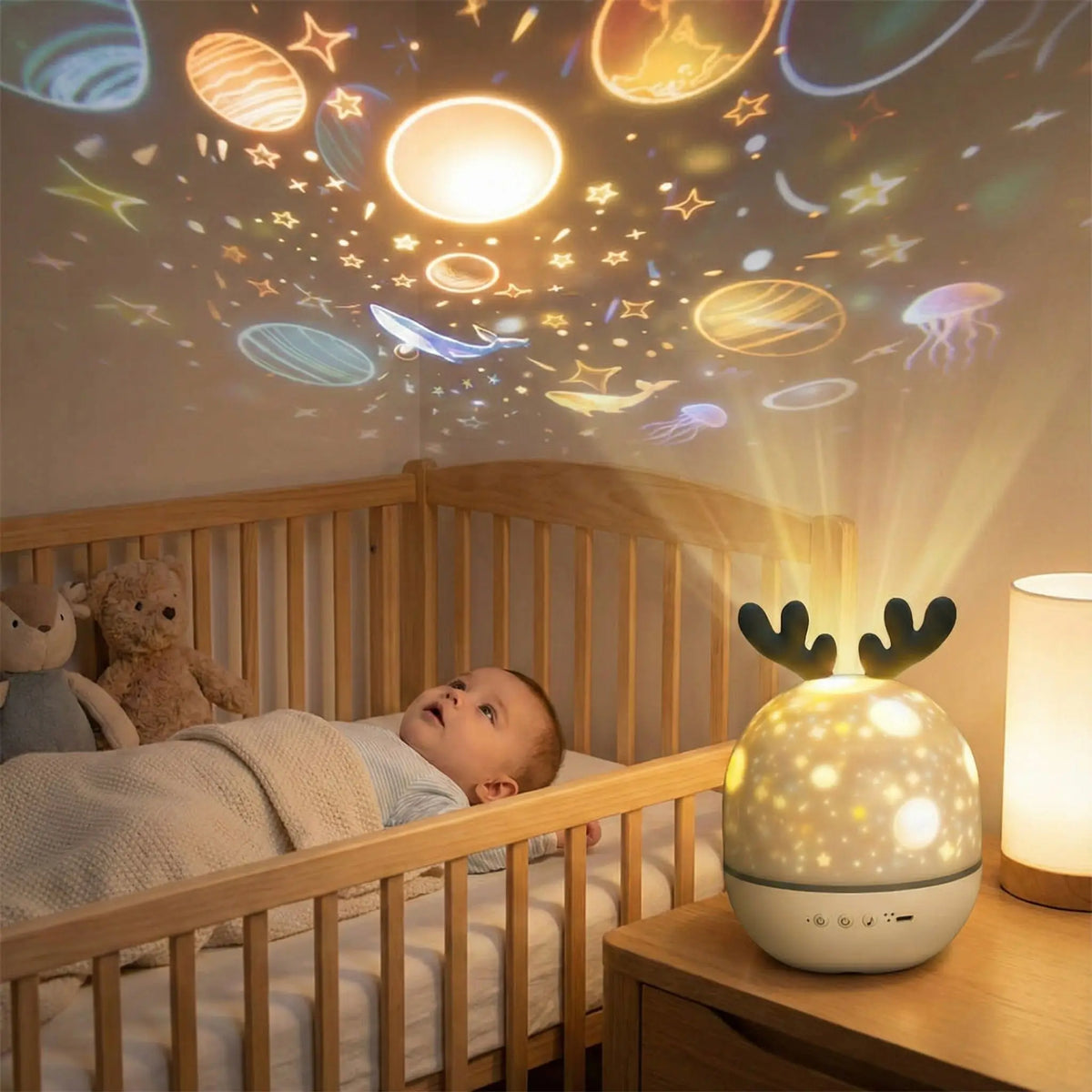 VEILLEUSE MUSICALE BÉBÉ | Constellations berçantes™