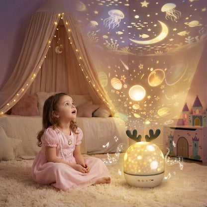 VEILLEUSE MUSICALE BÉBÉ | Constellations berçantes™