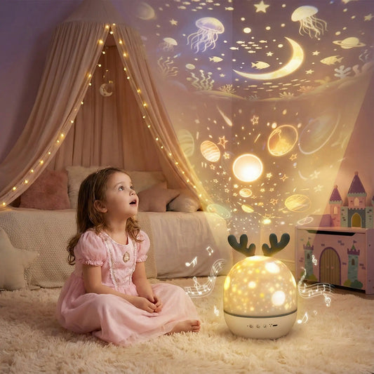 VEILLEUSE MUSICALE BÉBÉ | Constellations berçantes™