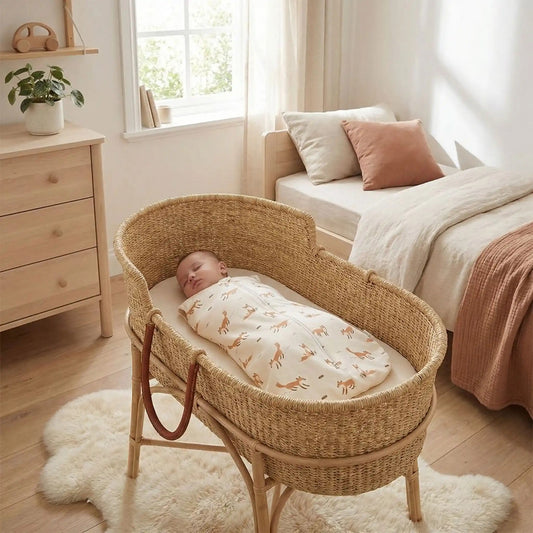 gigoteuse été qui emmaillote le bebe pour eviter les reveils reflexe de moro