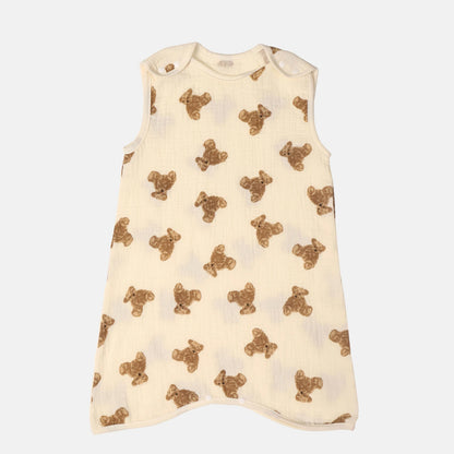 grenouillere bebe legere ours brun