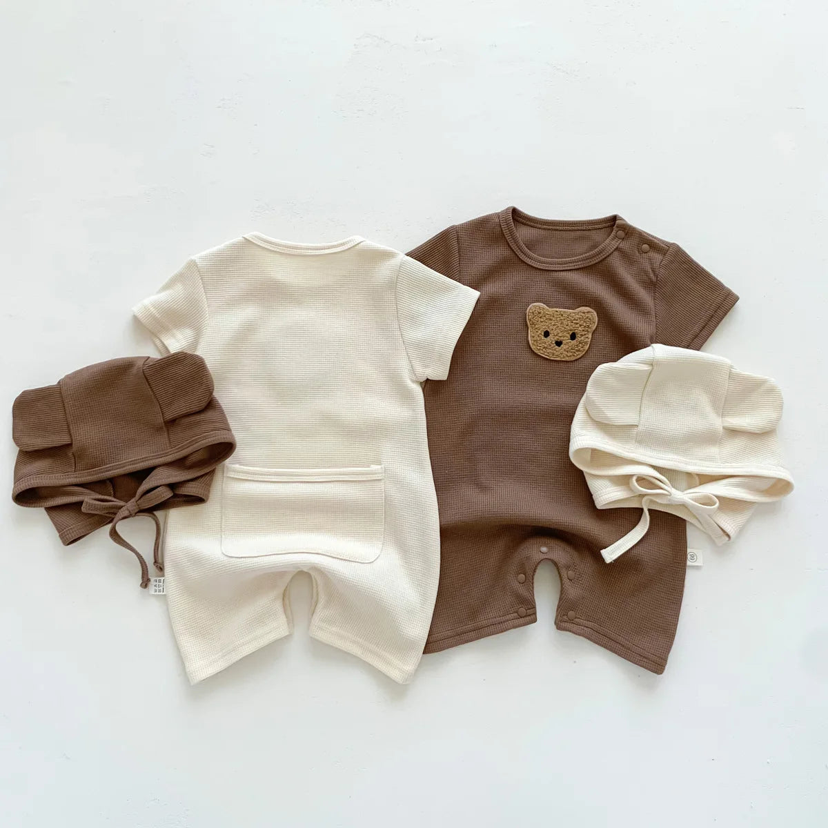 grenouillere bebe motif ourson