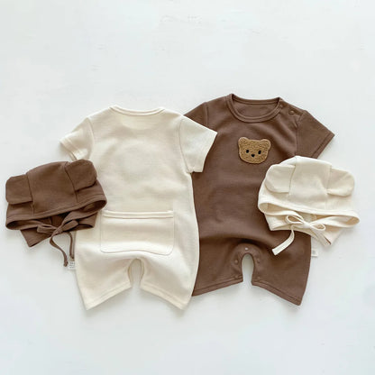 grenouillere bebe motif ourson