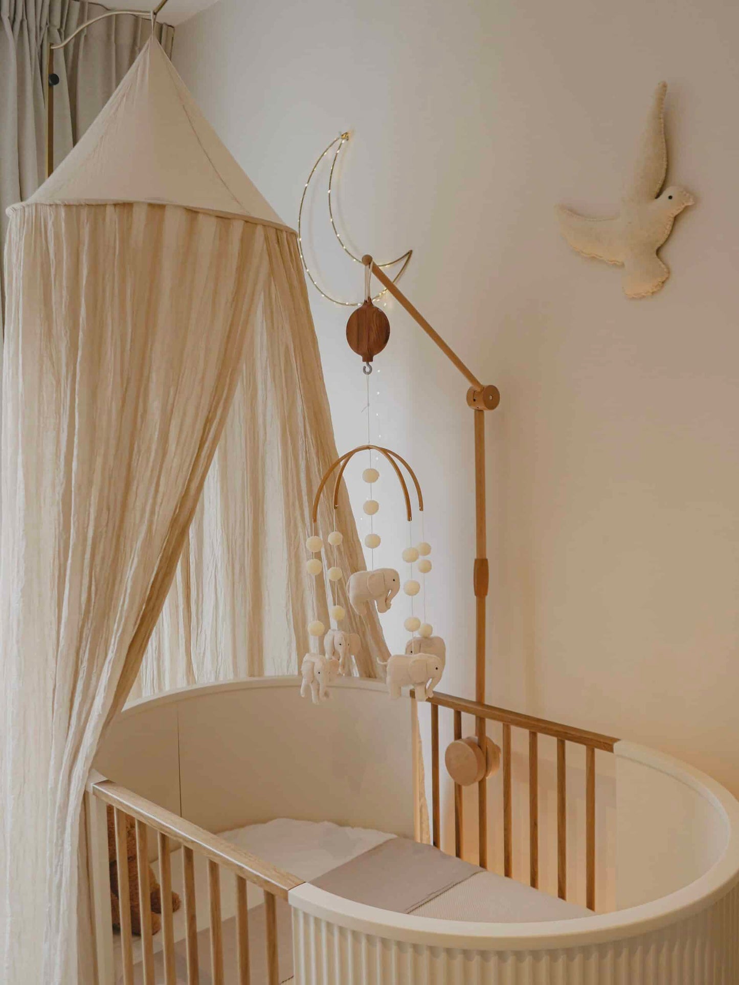 Handmade Elephants baby mobile