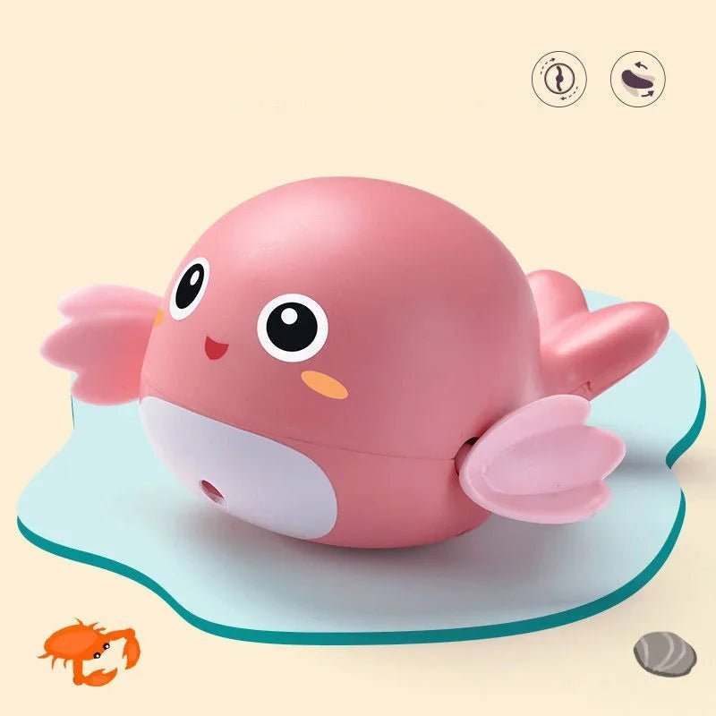 jouet de bain baleine rose