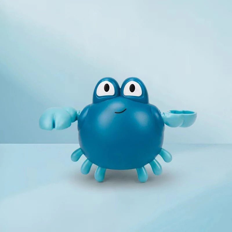 jouet de bain crabe bleu