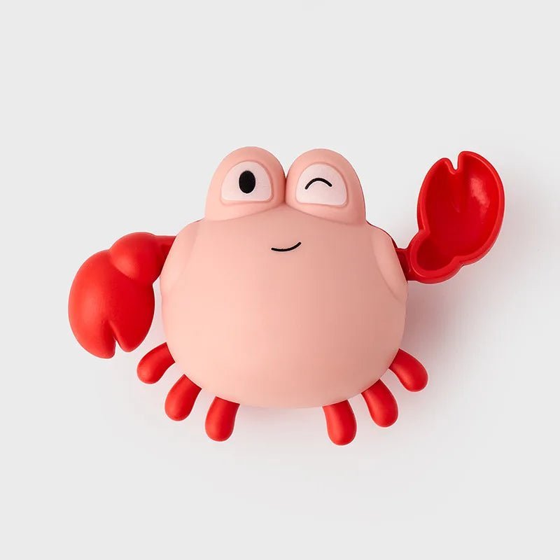 jouet de bain crabe rouge