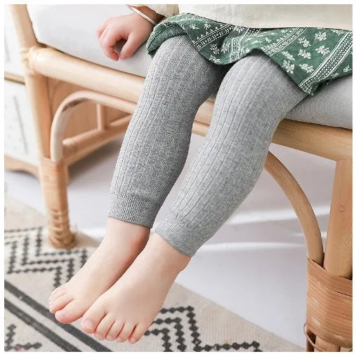 legging bebe gris