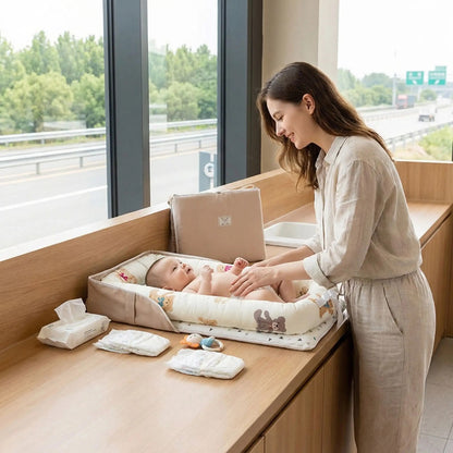 lit bebe de voyage evoluti pour changer bebe