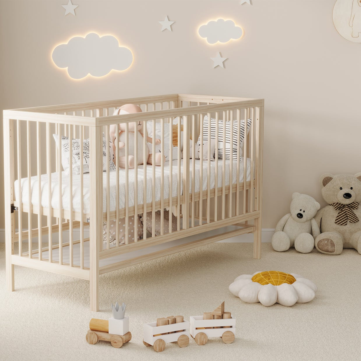 lit bebe evolutif bois scandinave