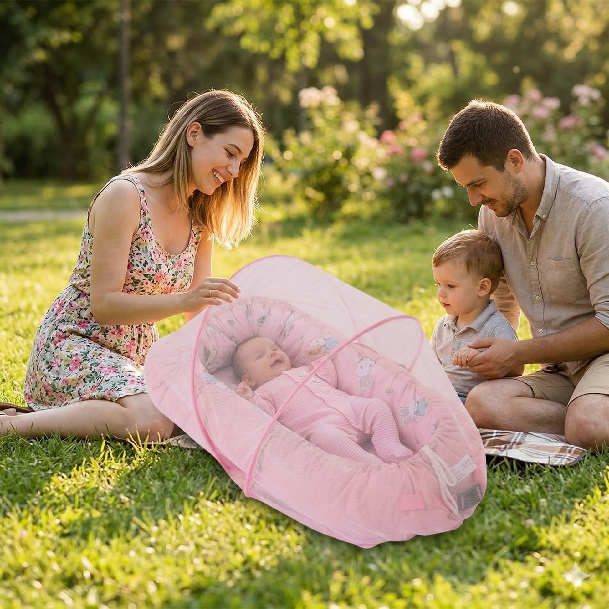 lit moustiquaire bebe rose adaptation reducteur de lit