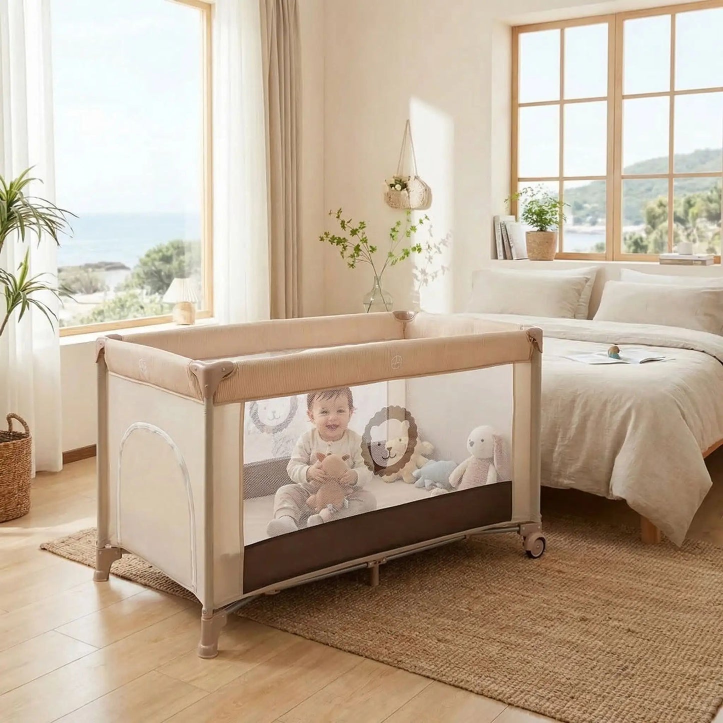 lit parapluie pour faire dormir bebe en deplacement
