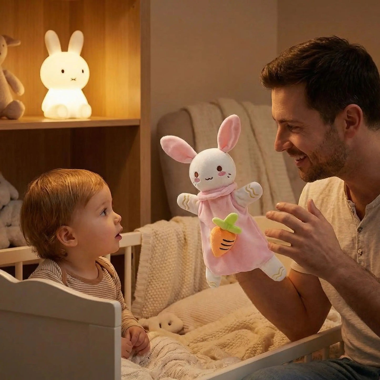 marionnette lapin pour rituels facile