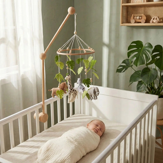 mobile bebe animaux jungle