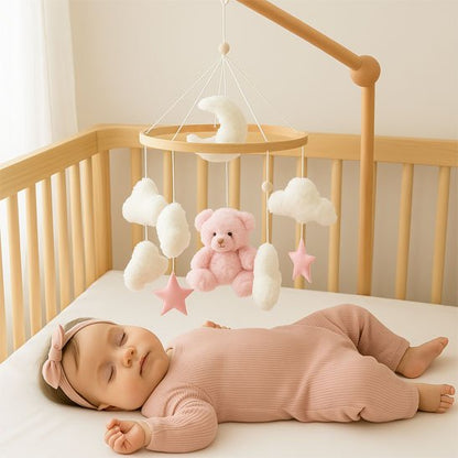 Mobile bebe artisanal fille bambou