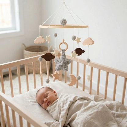 Mobile en bois bebe | Douce rêverie™