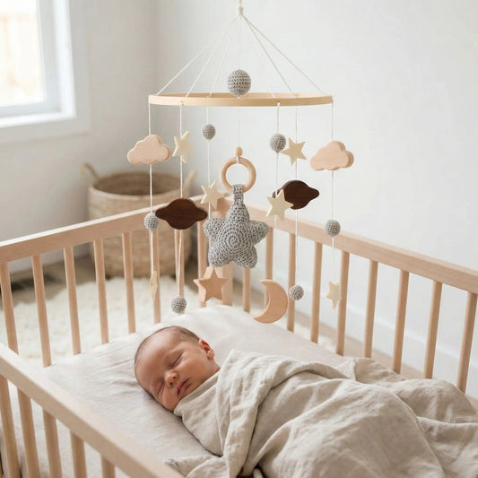 Mobile en bois bebe | Douce rêverie™