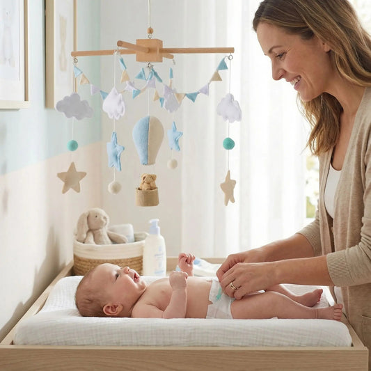 mobile bebe garcon mongolfiere