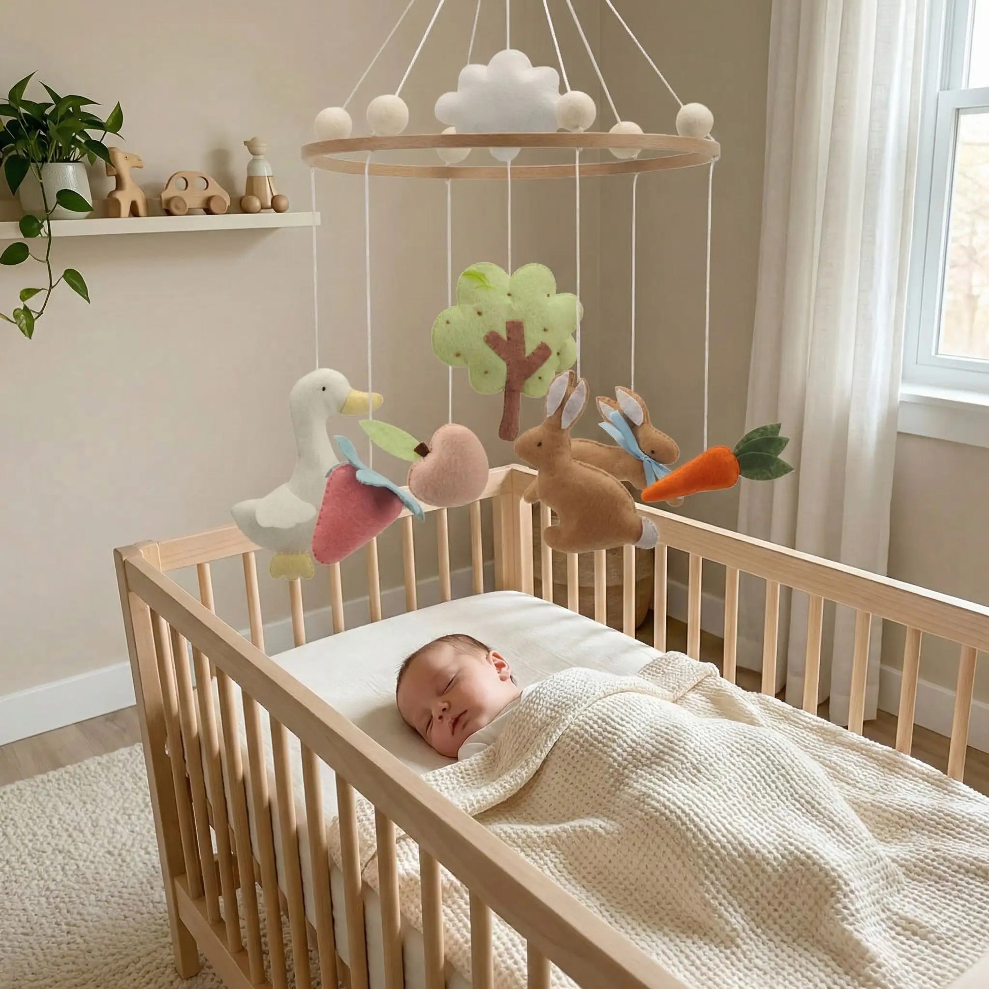 mobile bebe pour lit au dessus du lit bebe