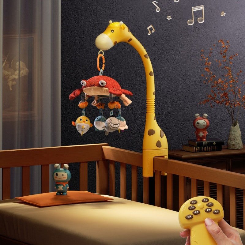 mobile musical bébé girafe projection veilleuse