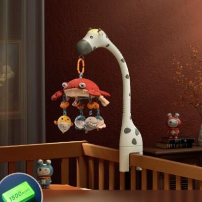 Mobile musical bébé | Projection mère Girafe™