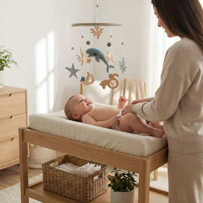 Mobile musical pour bebe | Flip' la gentille baleine™