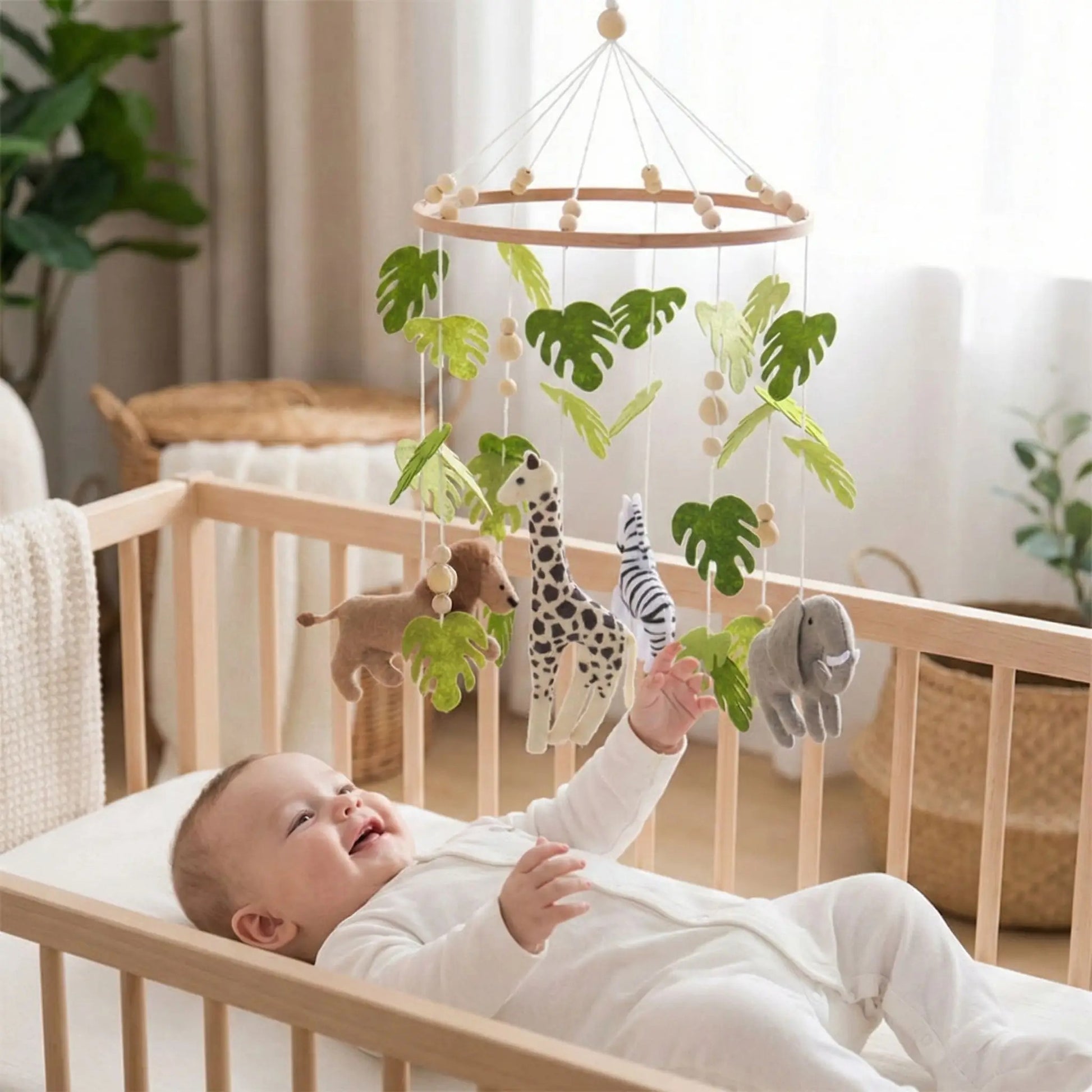 mobile pour bebe animaux jungle