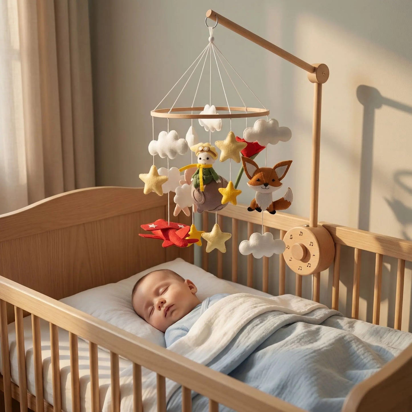 mobile pour bebe renard