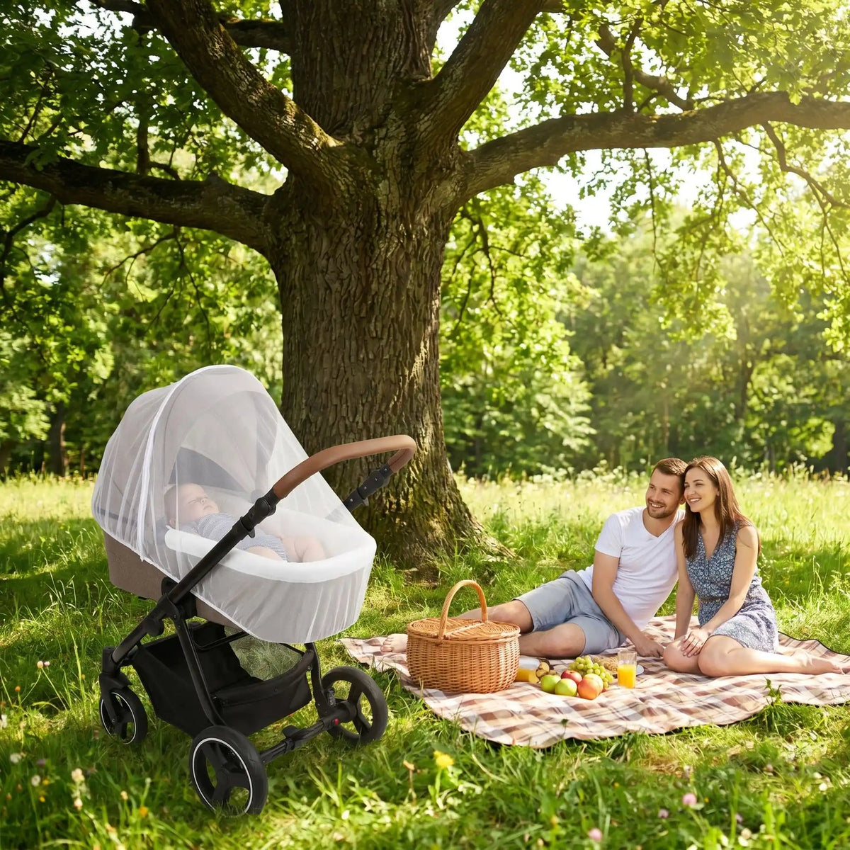 moustiquaire poussette barriere naturelle sans produit toxique