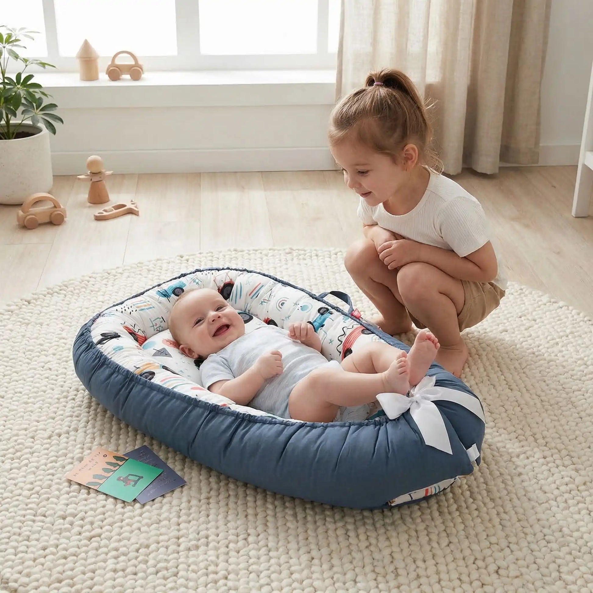 nid bebe garcon bleu