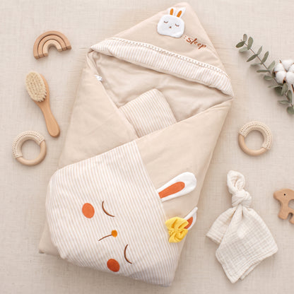 nid d'ange naissance lapin beige petitpasetmaman