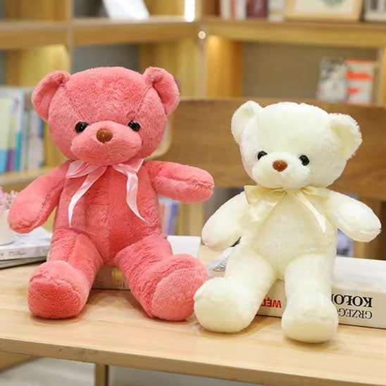 ours en peluche rose