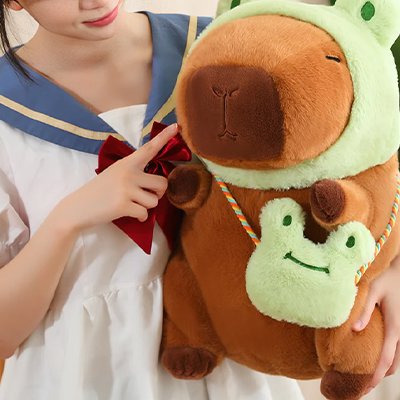 peluche capybara exotique
