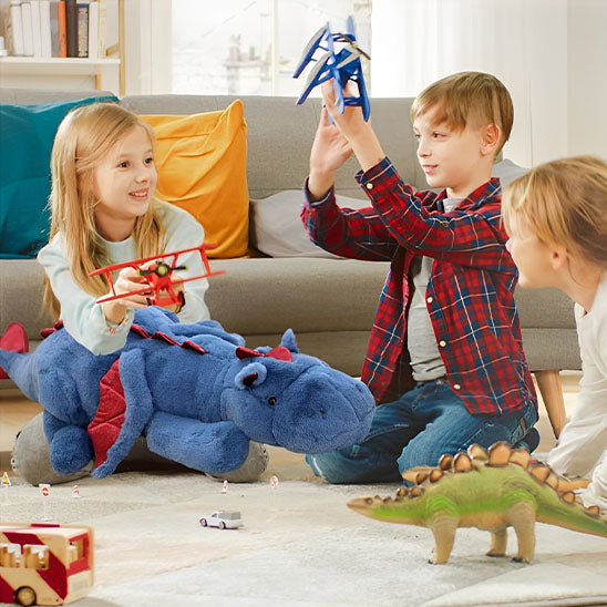 peluche dinosaure geant
