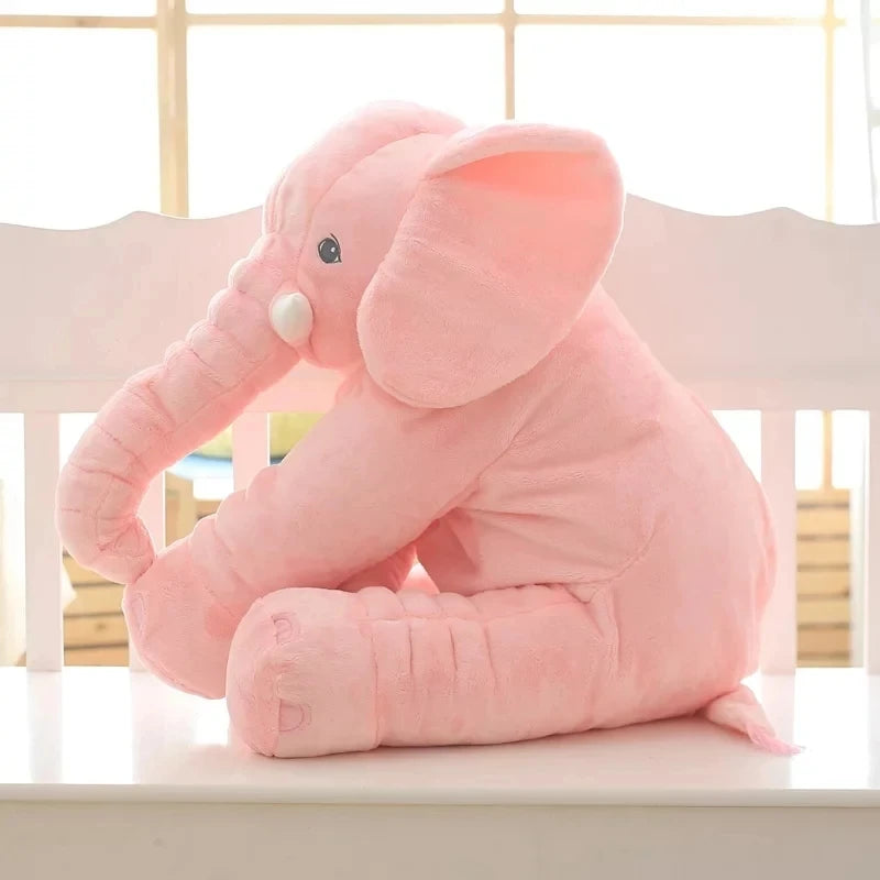 peluche doudou elephant rose